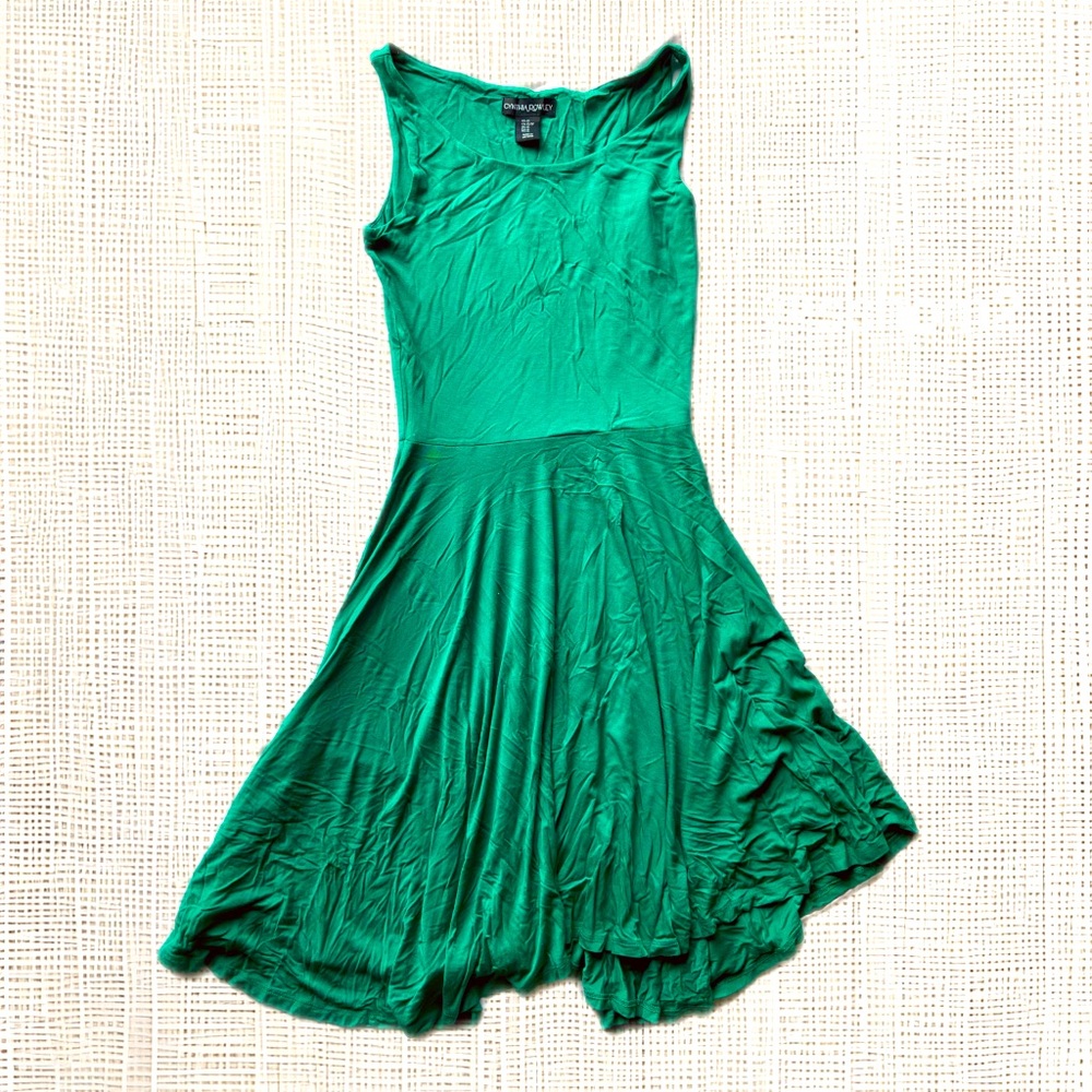 Cynthia Rowley Green XS True Emerald Dress Flowy